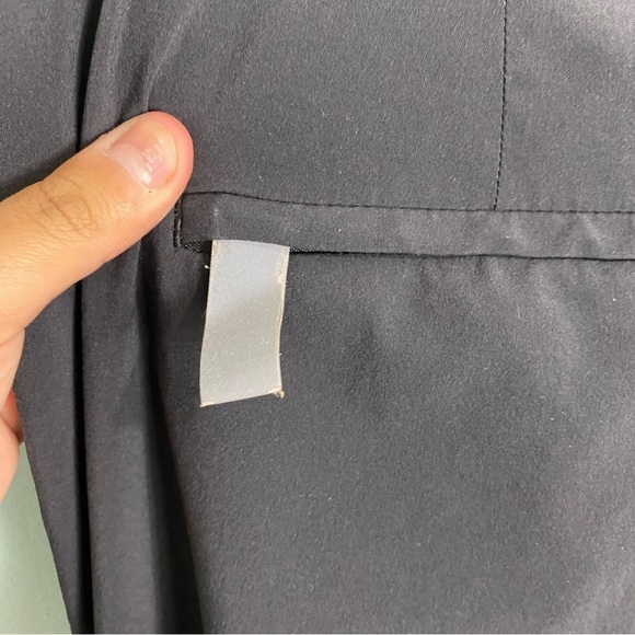 Athleta 376009 Gramercy Track Trouser Black Wide Leg Travel Casual Sz 14 - Picture 7 of 7